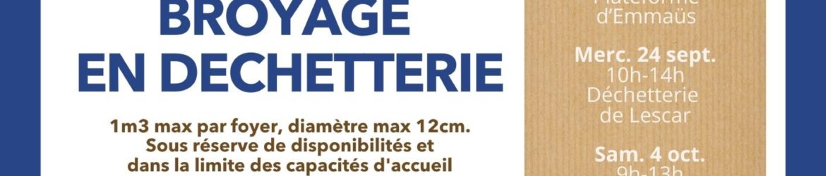 opération broyage de quartier automne 2025